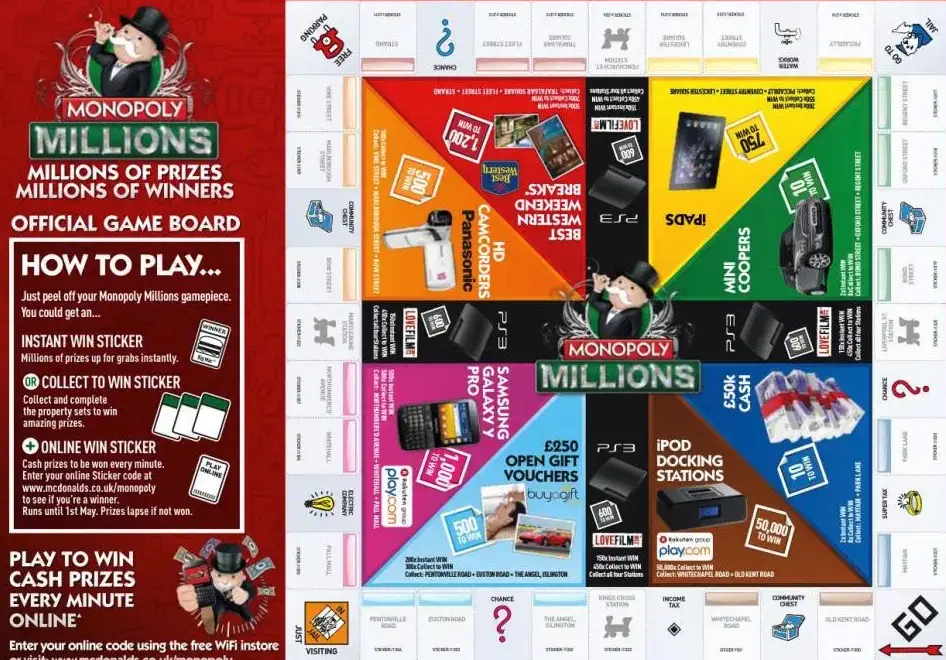 McDonald's Monopoly Is Returning On 25 March!