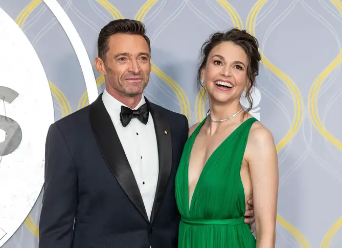 Hugh Jackman and Sutton Foster