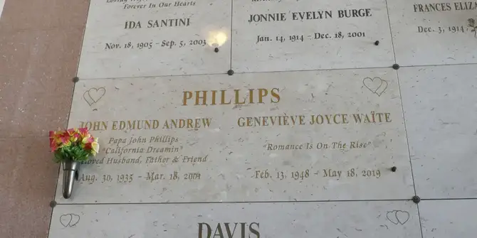 John Phillips' grave.