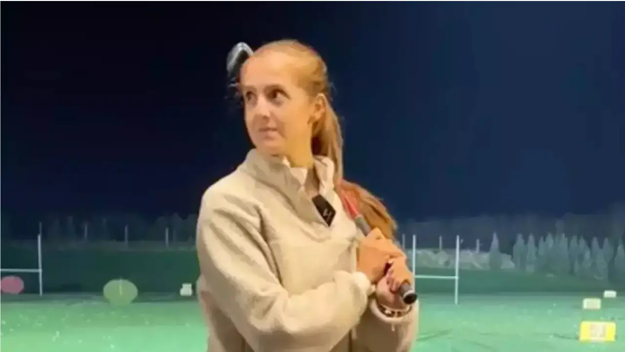 Golf pro Georgia Ball has been praised online after her incredible reaction to having her own sport mansplained to her.