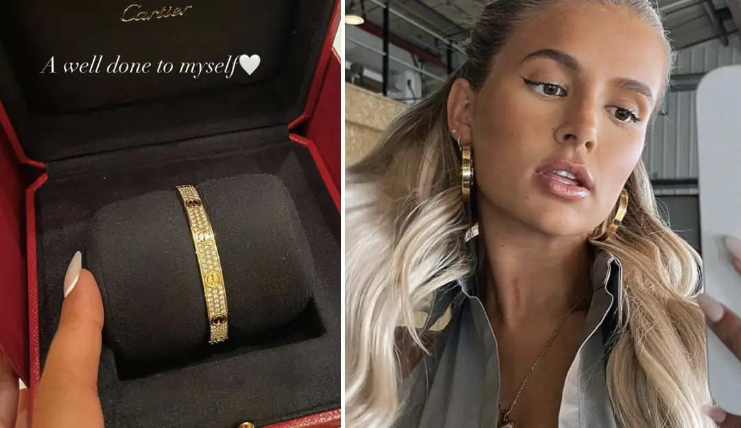 Millionaire Molly-Mae treats herself to Cartier bracelet with eye