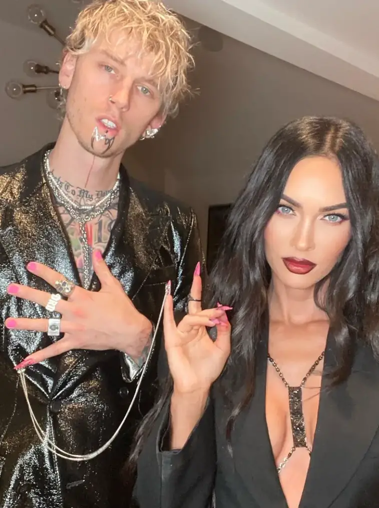 Machine Gun Kelly and Megan Fox.