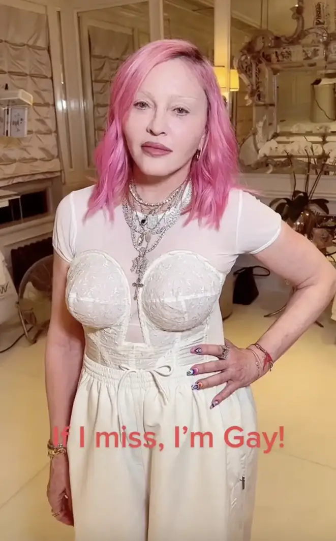 Madonna comes out gay.