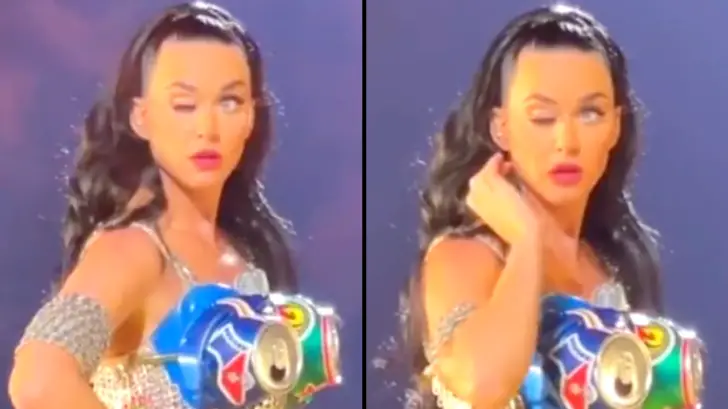 Katy Perry Glitch Pop Star Suffers Eye Issue Onstage
