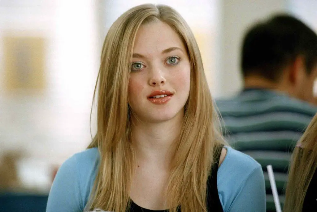 Amanda Seyfried in Mean Girls.