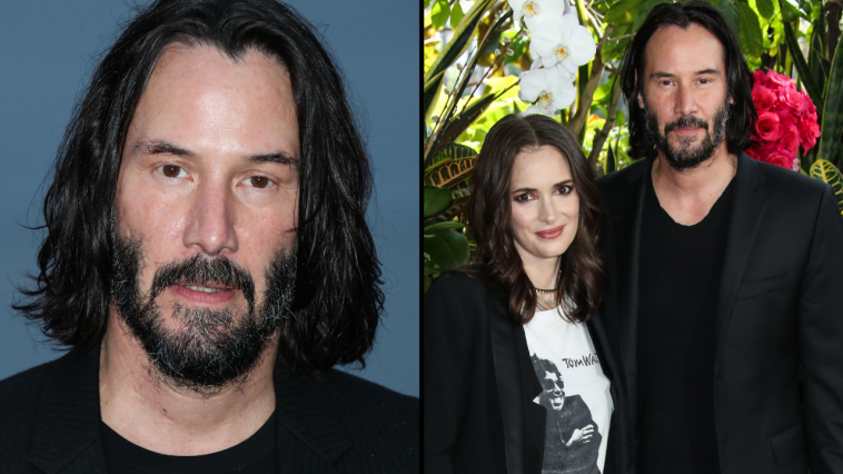 Keanu Reeves says he's been 'married' to Winona Ryder for 30 years.