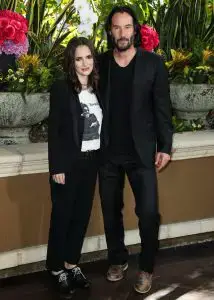 Keanu Reeves and Winona Ryder.