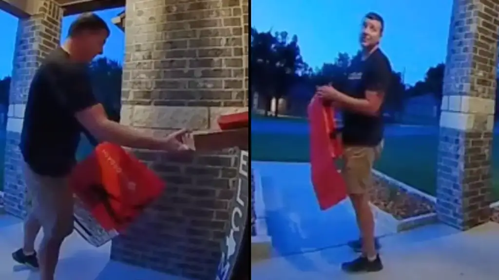 A DoorDash customer has shared footage of a driver's furious reaction to being given a 25% tip.