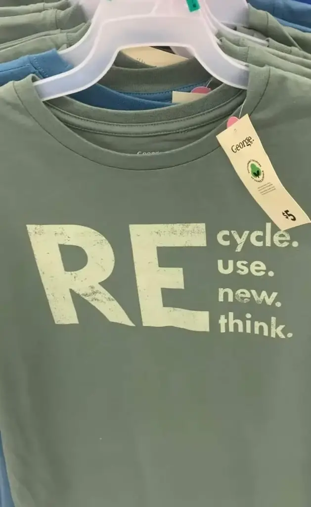 Walmart recycle T-shirt.