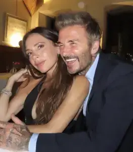 Victoria and David Beckham.