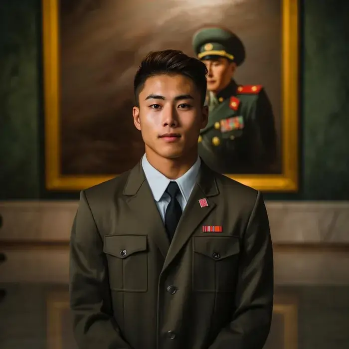 North Korean Attractive Man