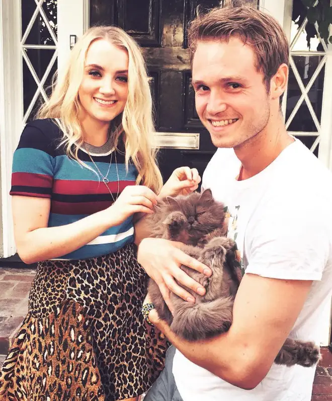 Evanna Lynch and Robbie Jarvis. 