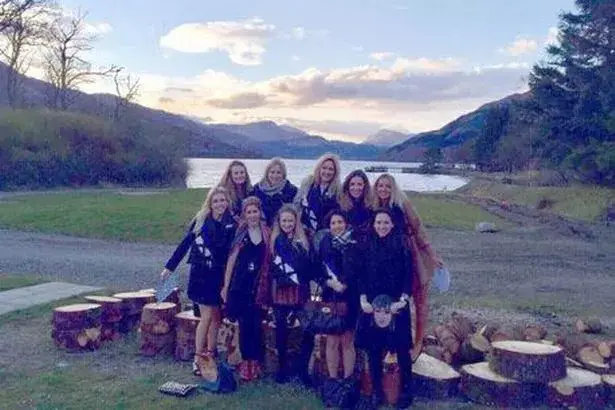 Hen do party photo.
