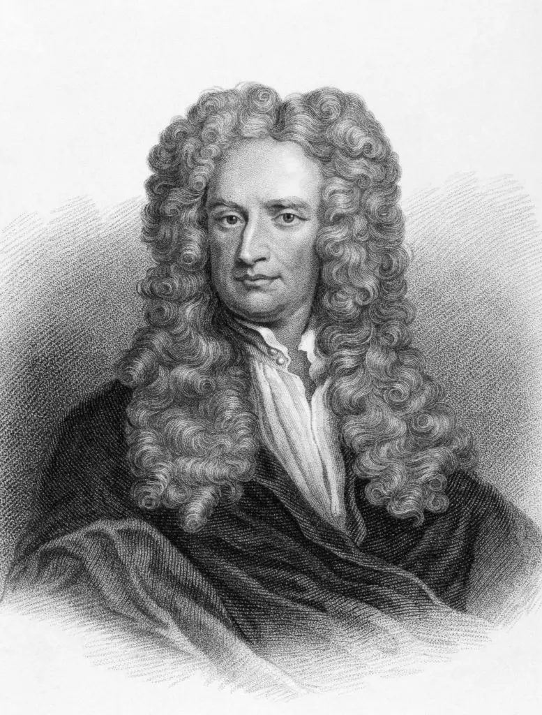 Isaac Newton illustration