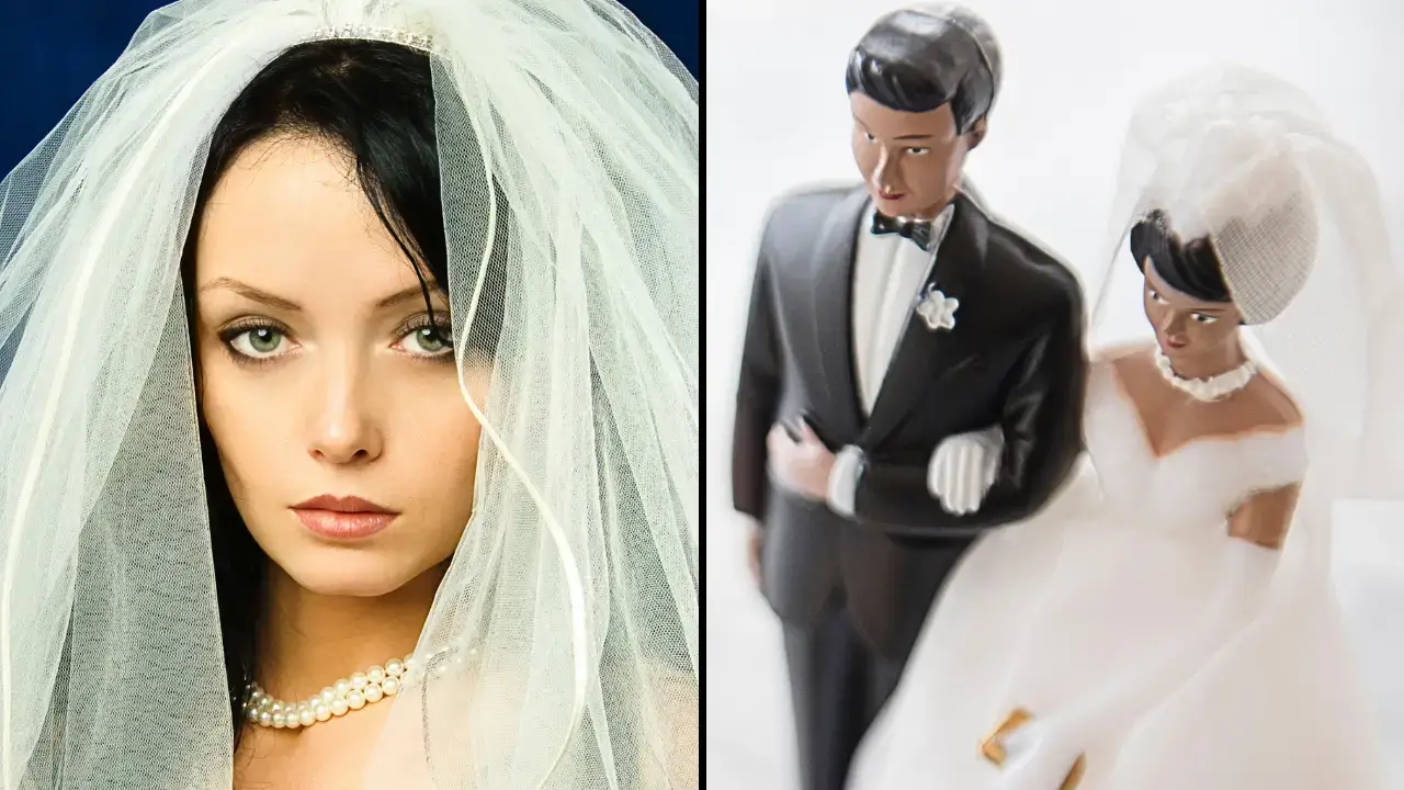 A bride was brought to tears on her wedding day when a six-year-old nephew turned up wearing white.