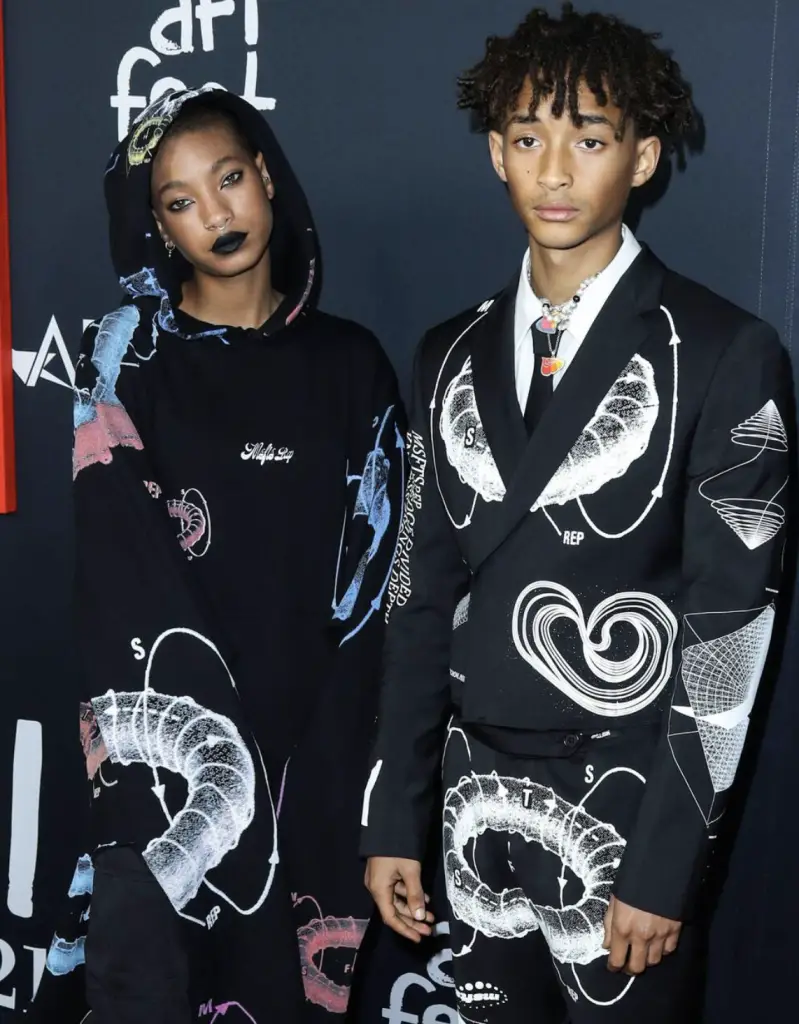 Willow and Jaden Smith