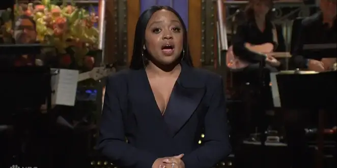 Quinta Brunson on SNL.