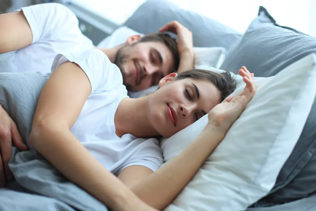Couple sleeping