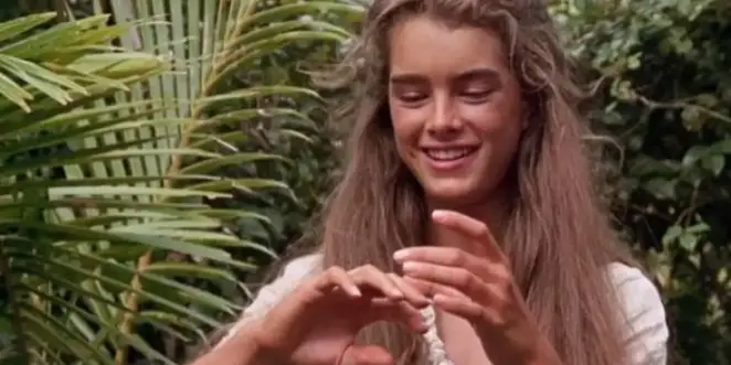 Brooke Shields in Blue Lagoon.