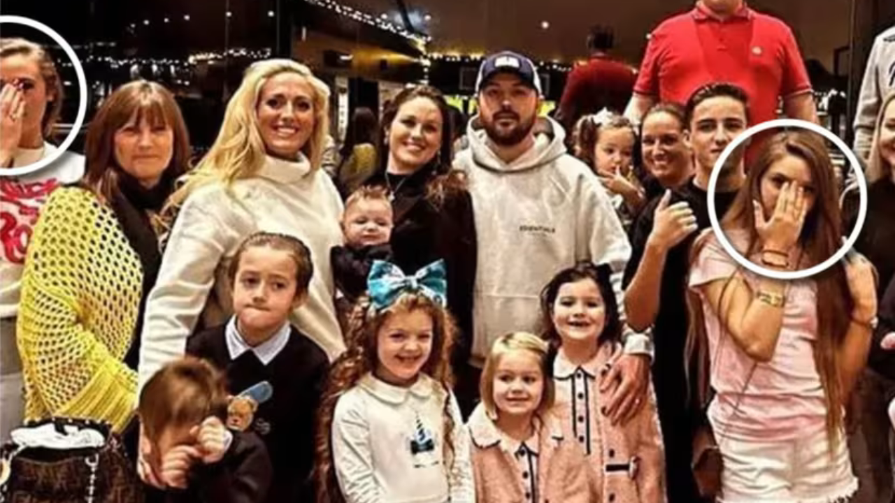 Young people are participating in the bizarre 'nose cover' trend in family photos, and now we finally understand why.