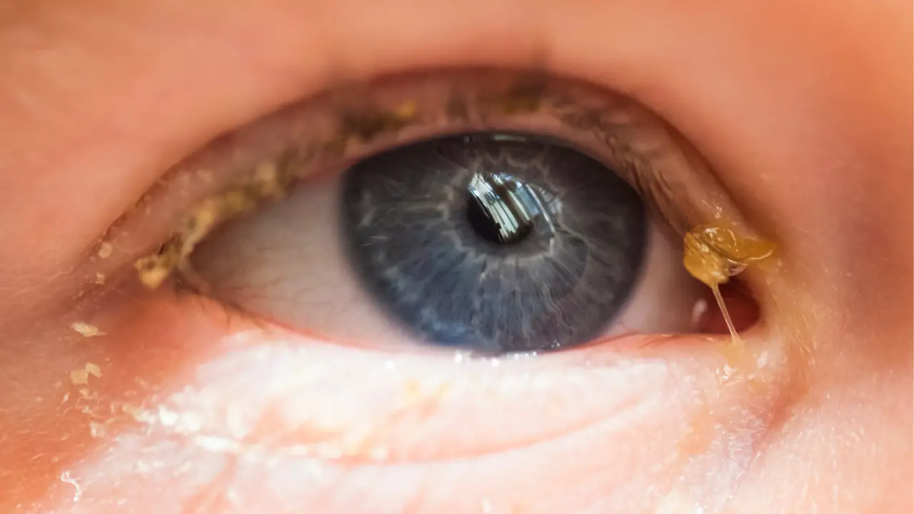 People have been left disturbed after finding out what the yellow stuff in their eyes is when they wake up in the morning.