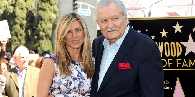 Jennifer and John Aniston.