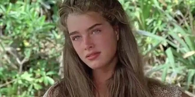 Brooke Shields in Blue Lagoon.