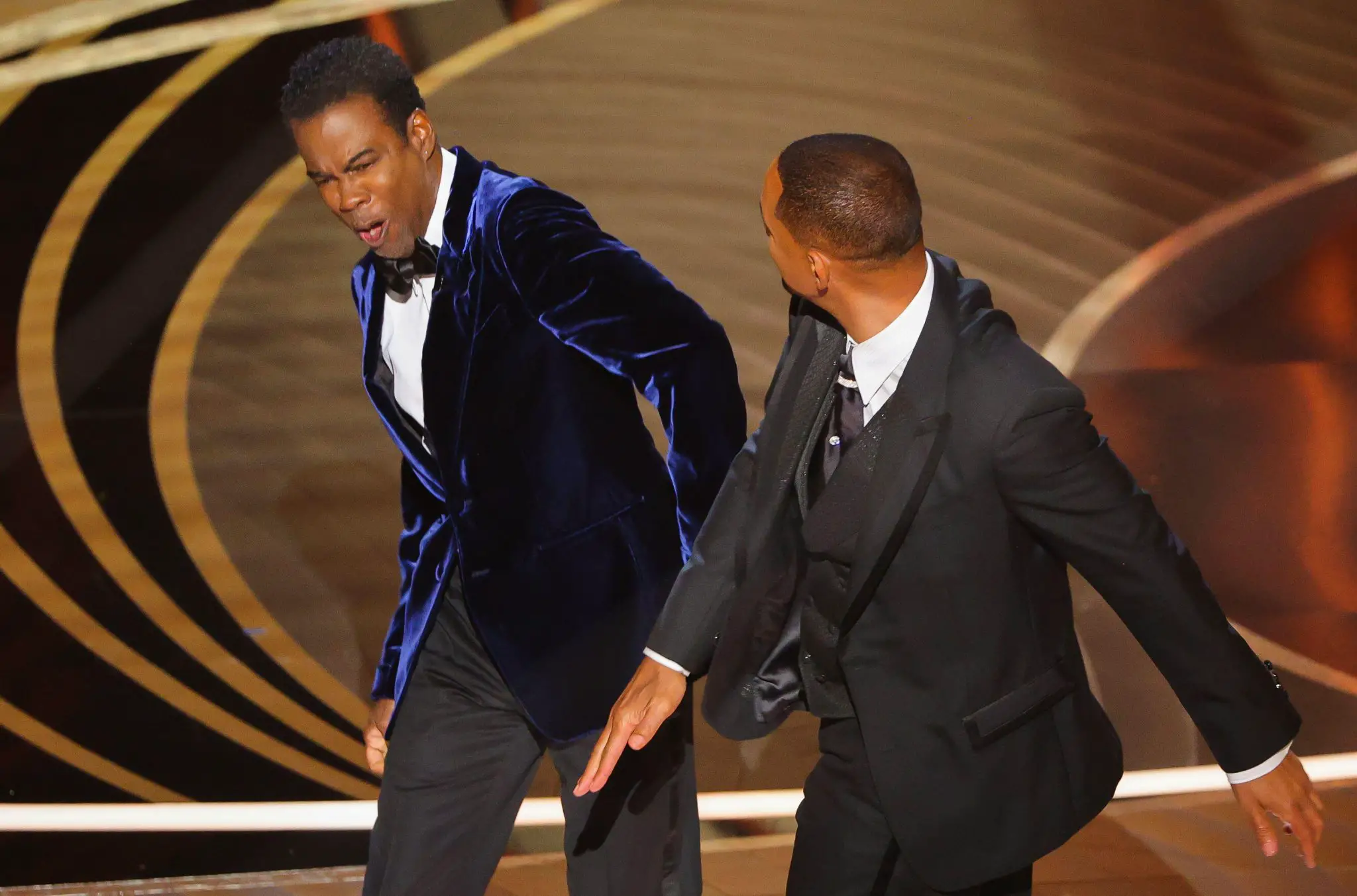 Will Smith slapped Chris Rock at the 2022 Oscars when the comedian joked about Jada Pinkett Smith.