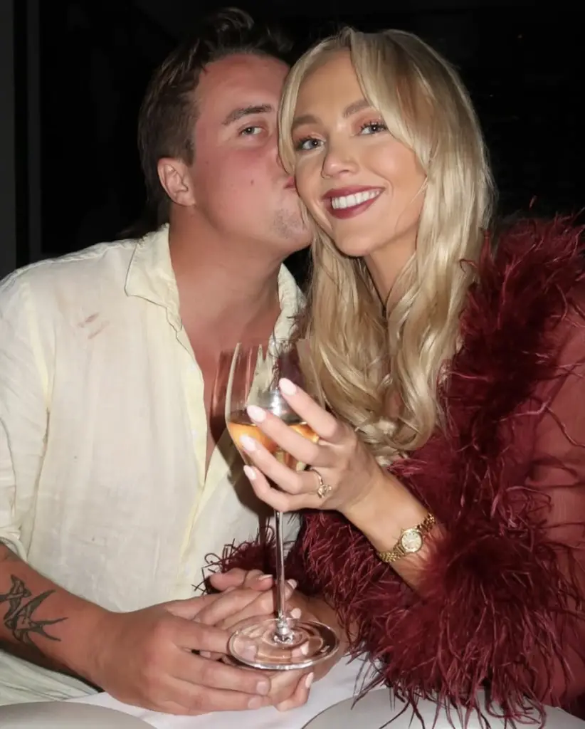 Annie Knight and fiance