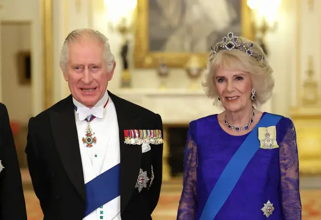King Charles and Queen Camilla.