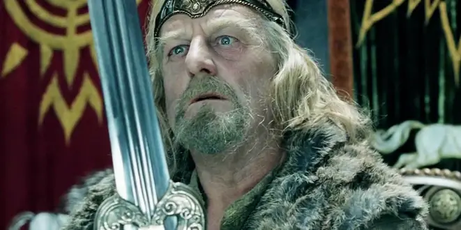 Bernard Hill in LOTR.