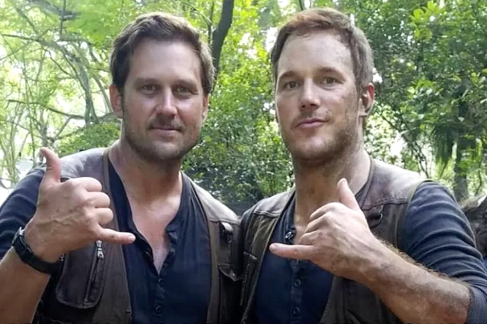 Tony McFarr and Chris Pratt.