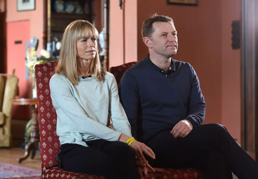 Kate and Gerry McCann. 