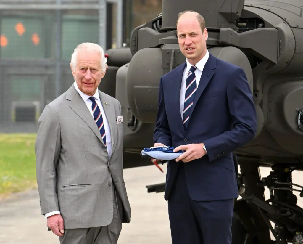 King Charles and Prince William