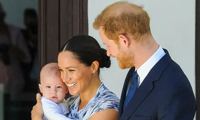 Archie, Meghan Markle and Prince Harry.