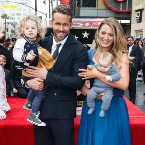 Ryan Reynolds, Blake Lively and children.