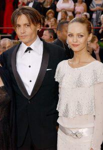 Johnny Depp and Vanessa Paradis.