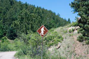 Bigfoot sign.