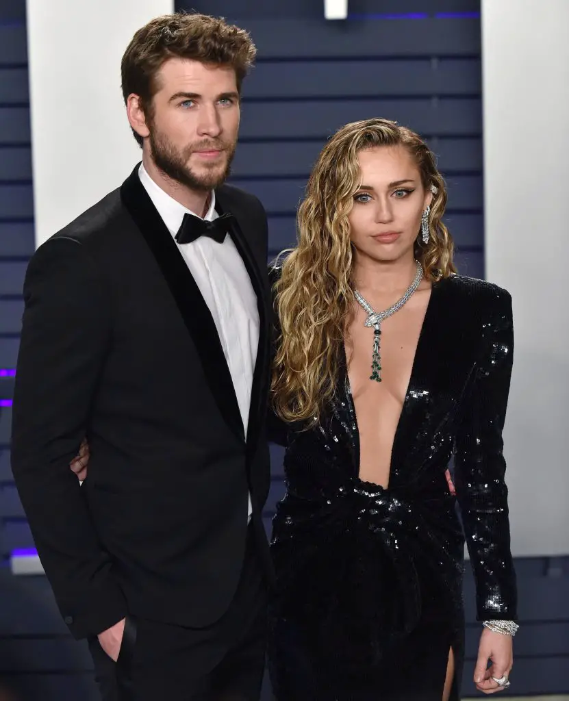 Liam Hemsworth and Miley Cyrus