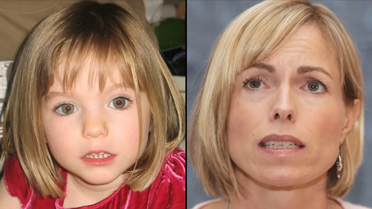 Madeline McCann and Kate McCann.