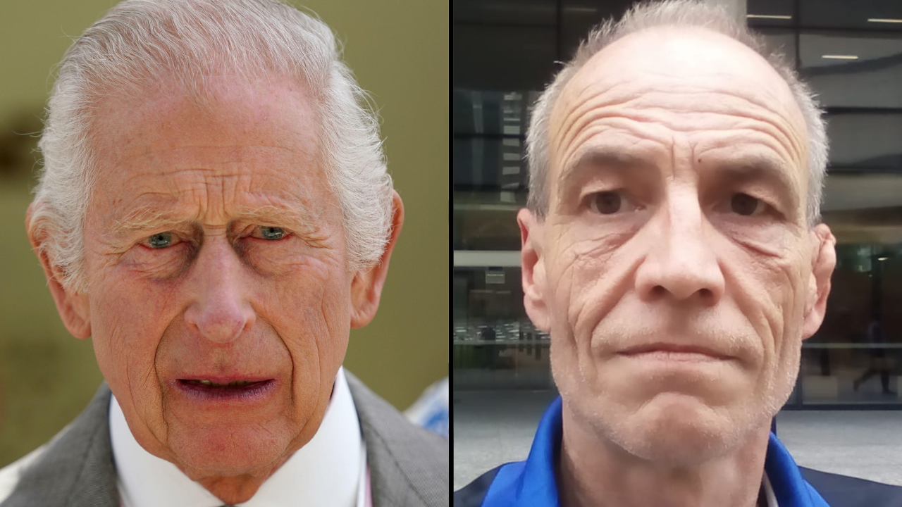 A man claiming to be the secret love child of King Charles III and Queen Camilla has explained why he doesn't resemble the royals. 