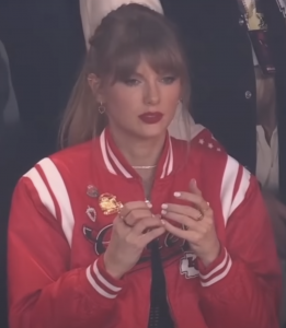 Taylor Swift at the Super Bowl.