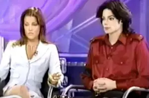 Lisa Marie Presley and Michael Jackson.