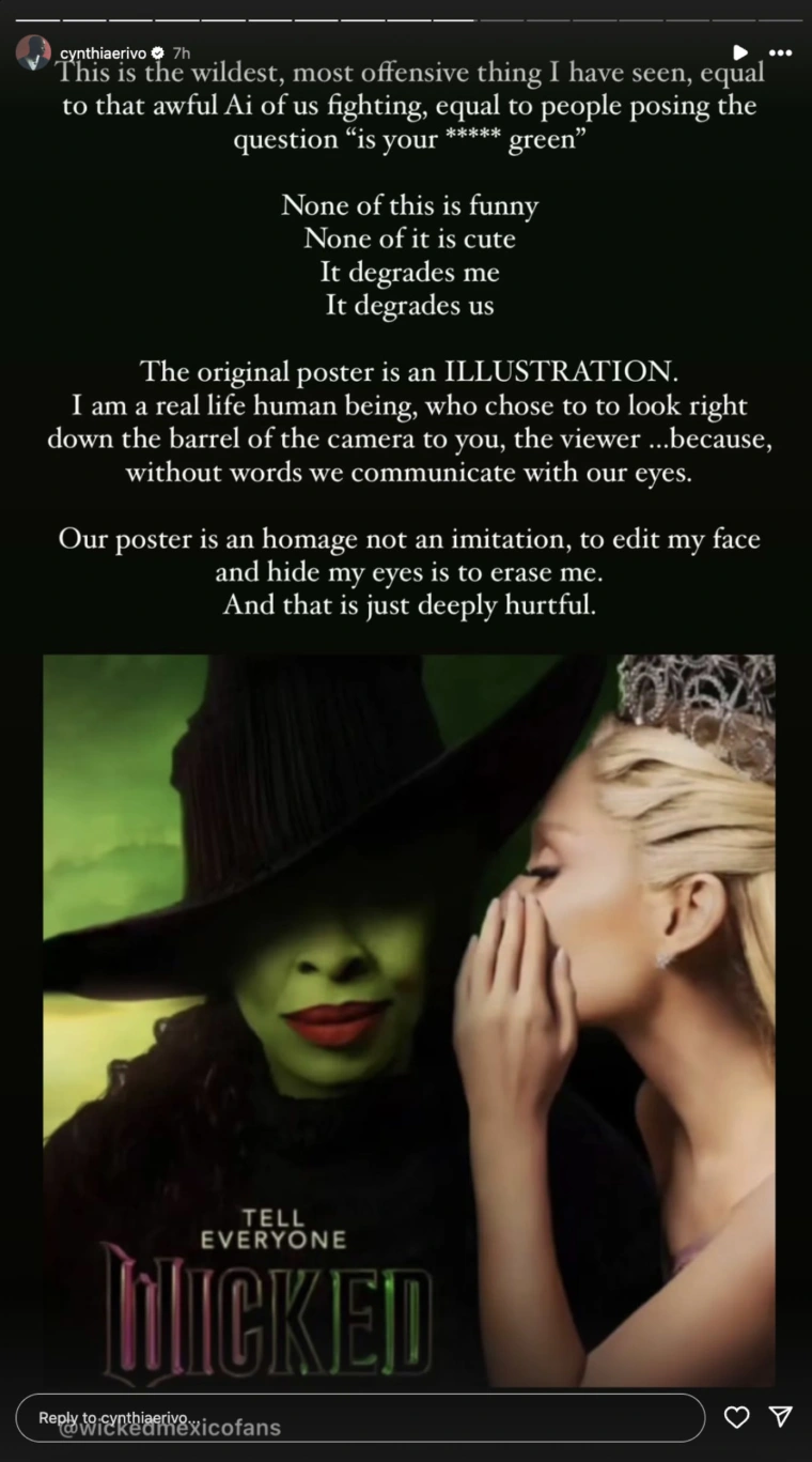 Edited Wicked poster.