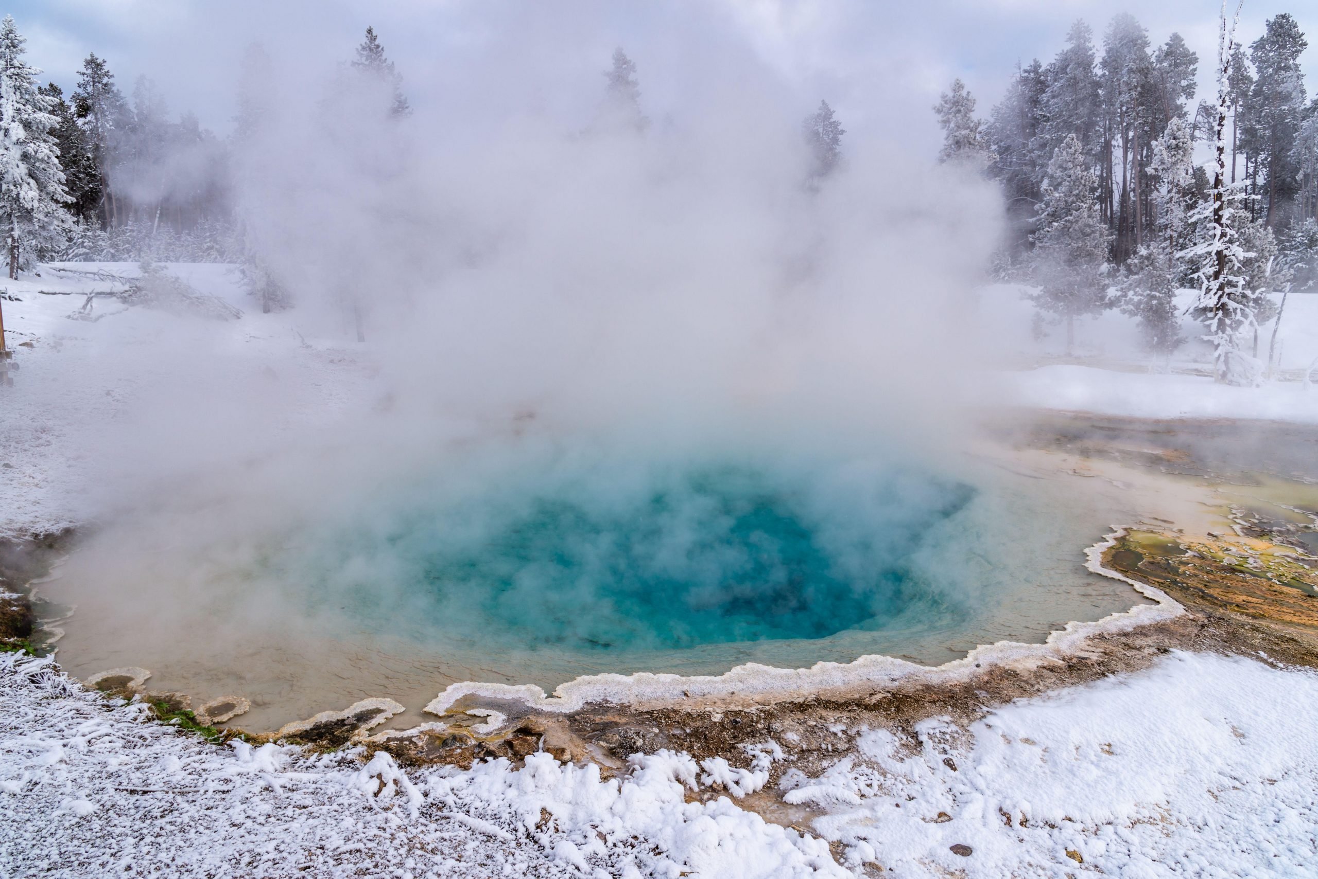 Yellowstone hot pot. 