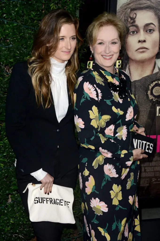 Grace Gummer and Meryl Streep.