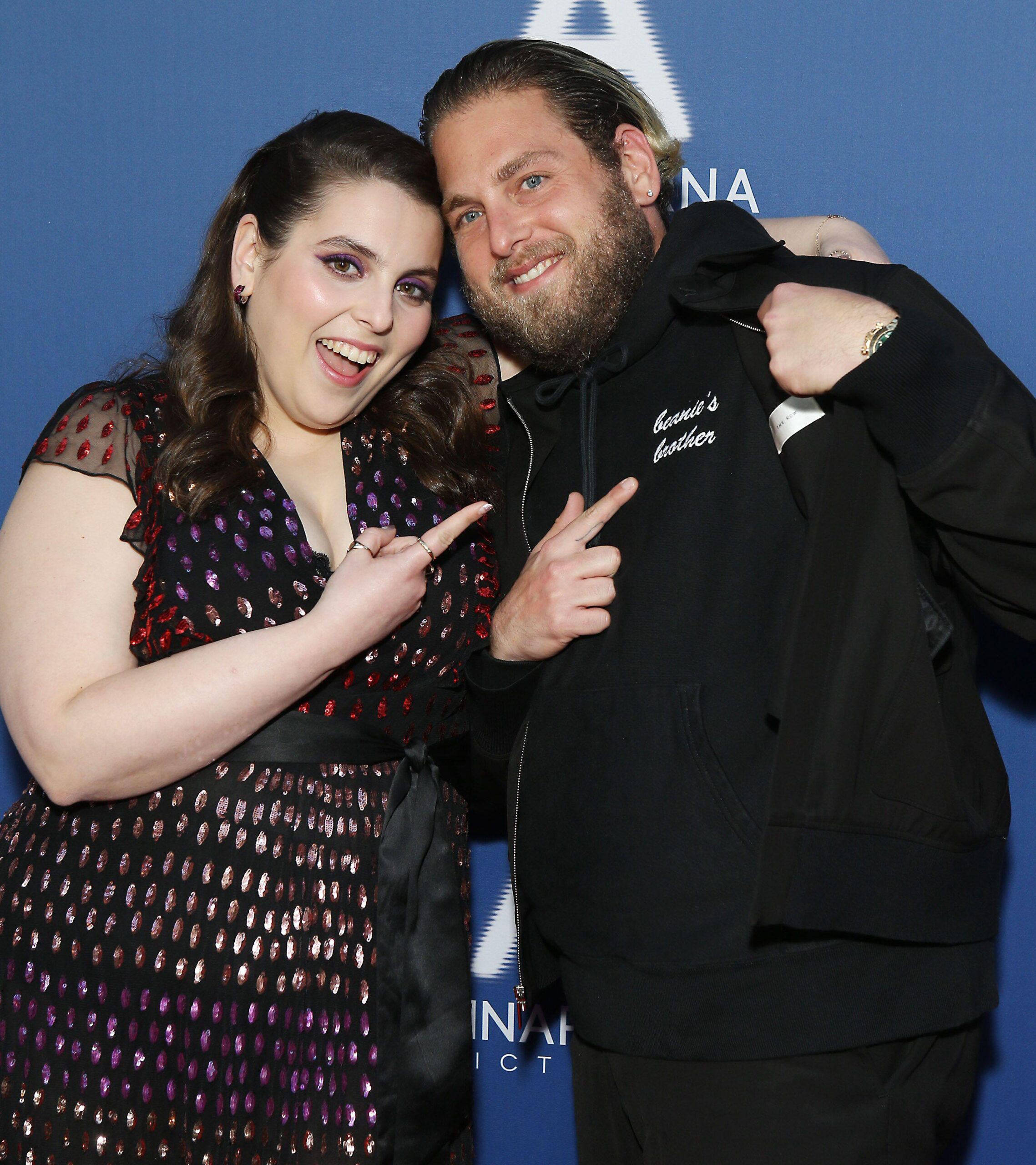 Beanie Feldstein and Jonah Hill. 