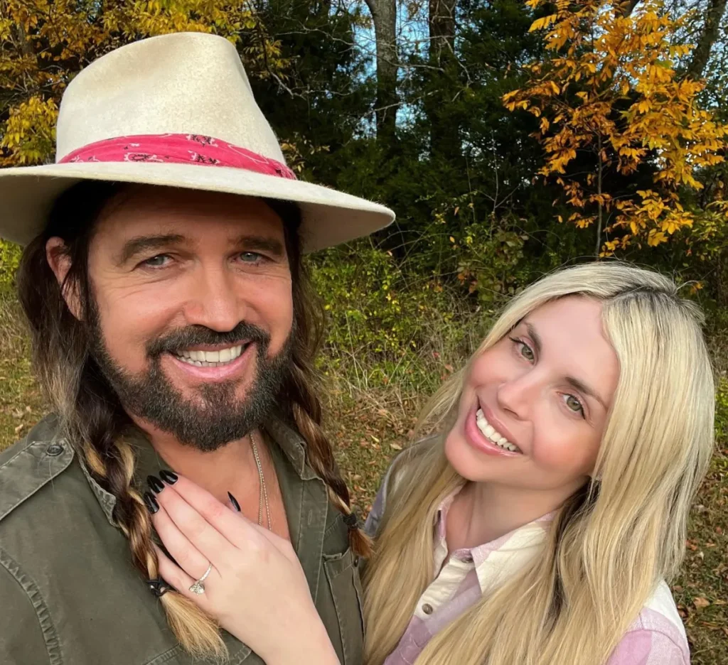 Billy Ray Cyrus and Firerose. 