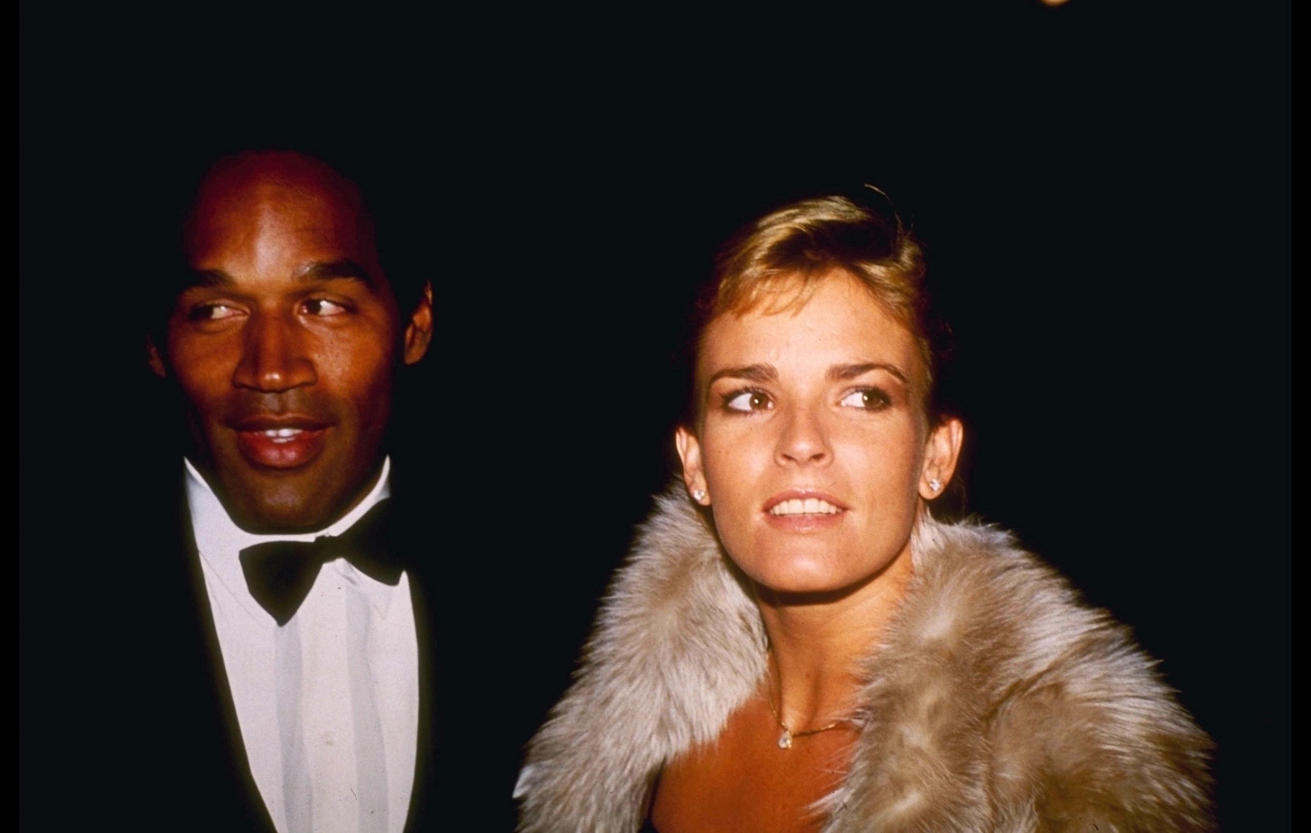 O.J. Simpson and Nicole Brown. 