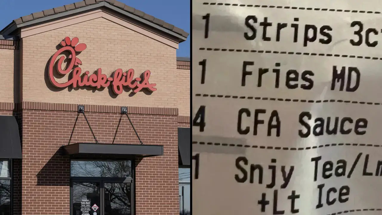 A Black Chick-fil-A customer said he was 'disgusted' and 'humiliated' after spotting what a worker had allegedly called him on a ticket order. 